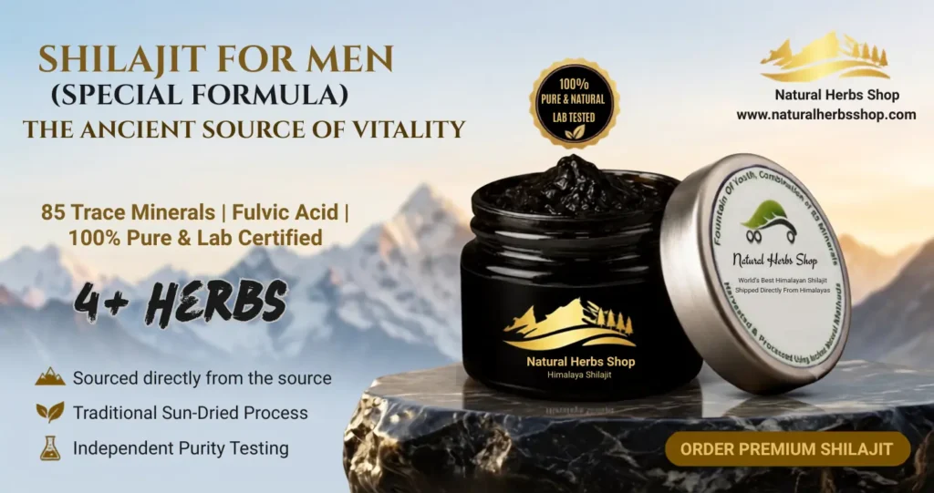 Shilajit For Men (Special Formula) - Natural Herbs shop Shilajit